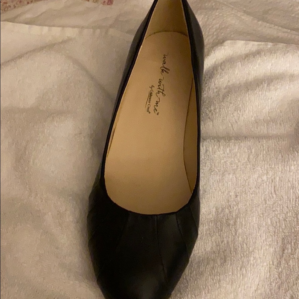 Black 2 inch heels